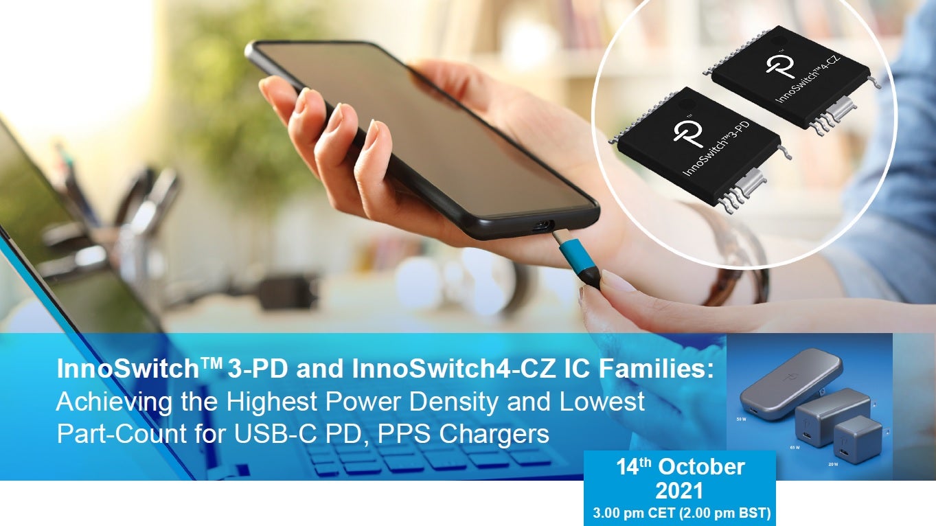 InnoSwitch3-PD & InnoSwitch4-CZ Webinar