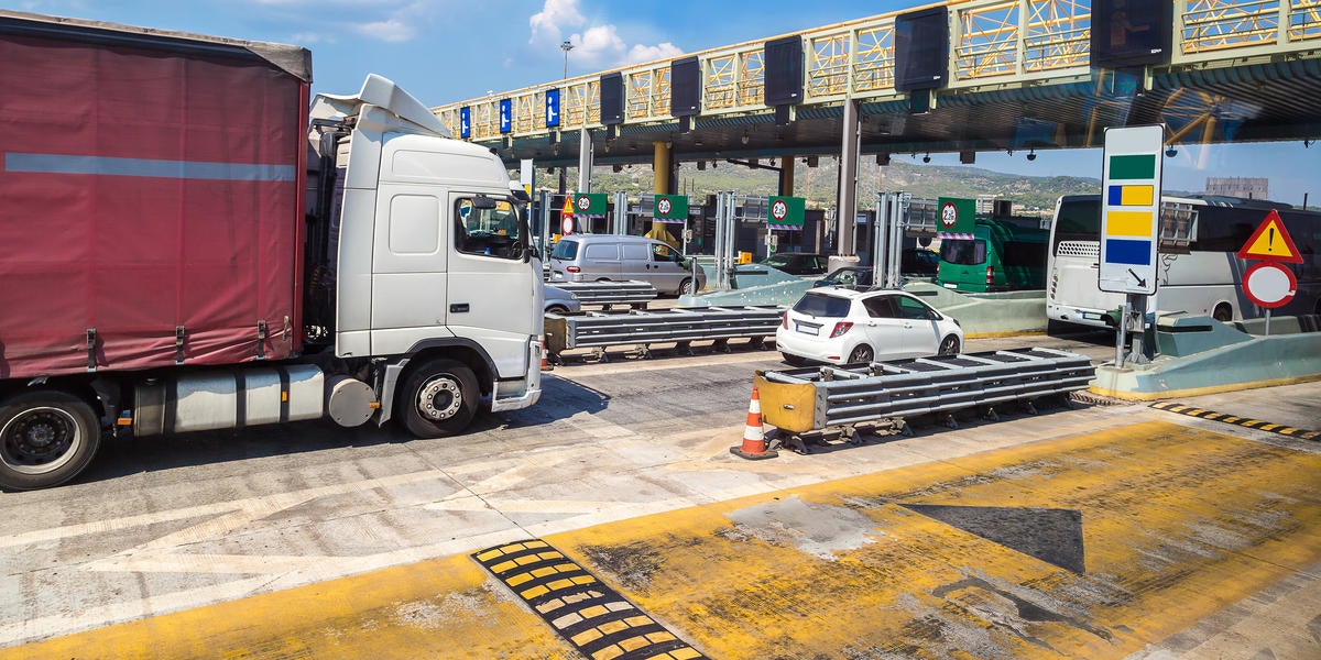 Trucks at Toll Stations