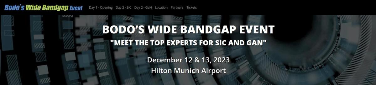 Bodo's Wide Bandgap Event - Munich
