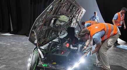 Team aCentauri at Scrutineering 