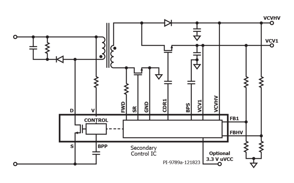 Typical Application with Two CV Outputs