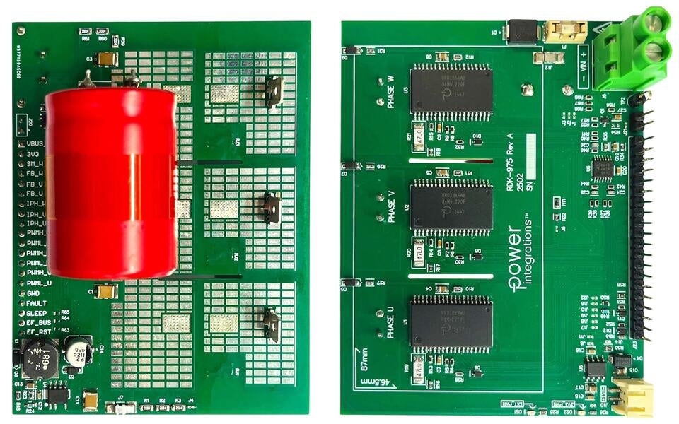 RDK-975 - 750 W (~1 HP) 3-Phase Inverter Using BridgeSwitch-2