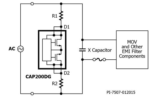 图1. 典型应用 - 非简化的电路