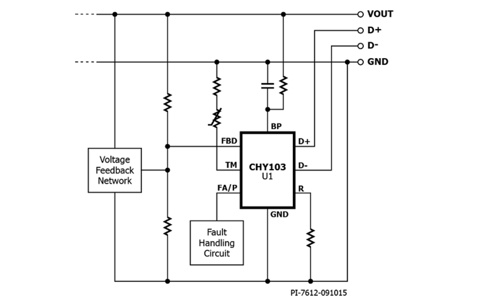 CHY103 Schematic Figure 1. Typical Application Schematic.