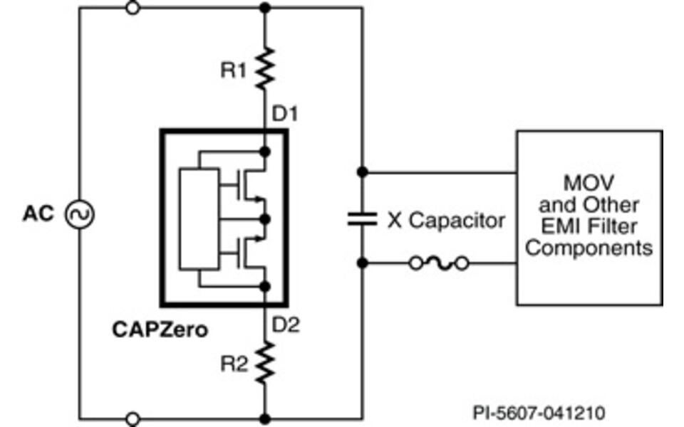 CAPZero Schematic Figure 1. Typical Application – Not a Simplified Circuit.