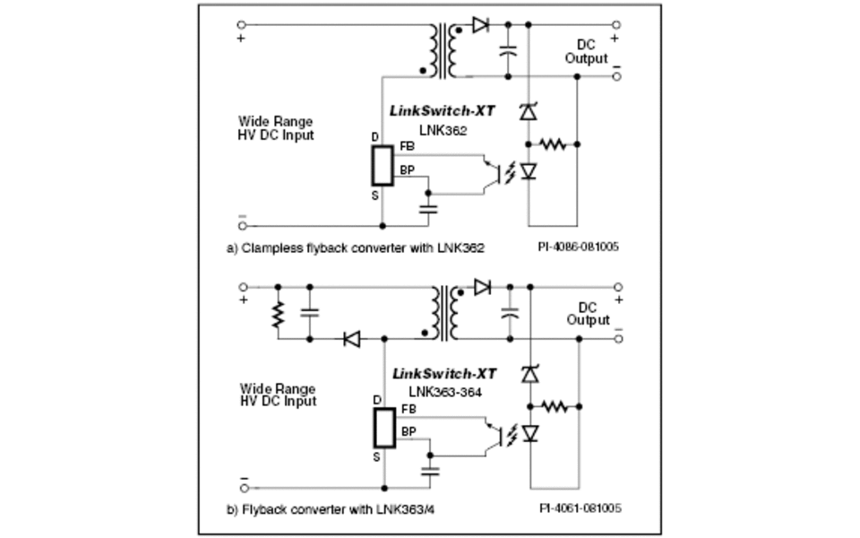 LinkSwitch-XT 的典型應用