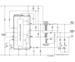 图1. 反激式主转换器的简单电路图