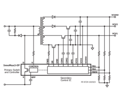 Typical Application with Three Constant Voltage Outputs