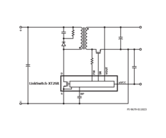 Typical Application Schematic with LinkSwitch-XT2SR IC