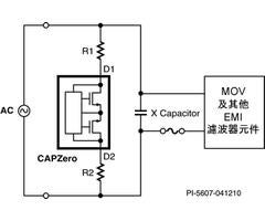 CAPZero 圖 1:典型應用 - 非簡化電路。