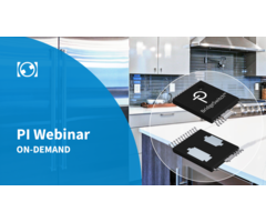 PI Webinar On-Demand - BridgeSwitch BLDC Motor Driver